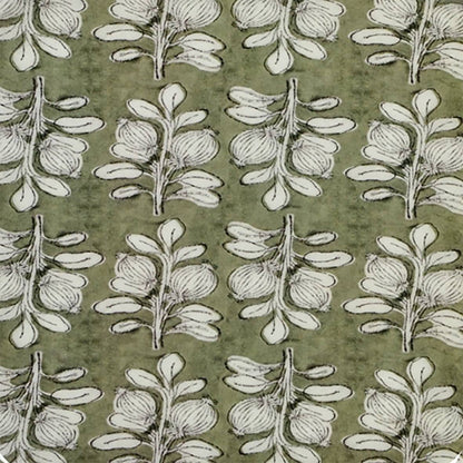 Plateau coeur métal émaillé Alhambra olive 15x15, bord doré