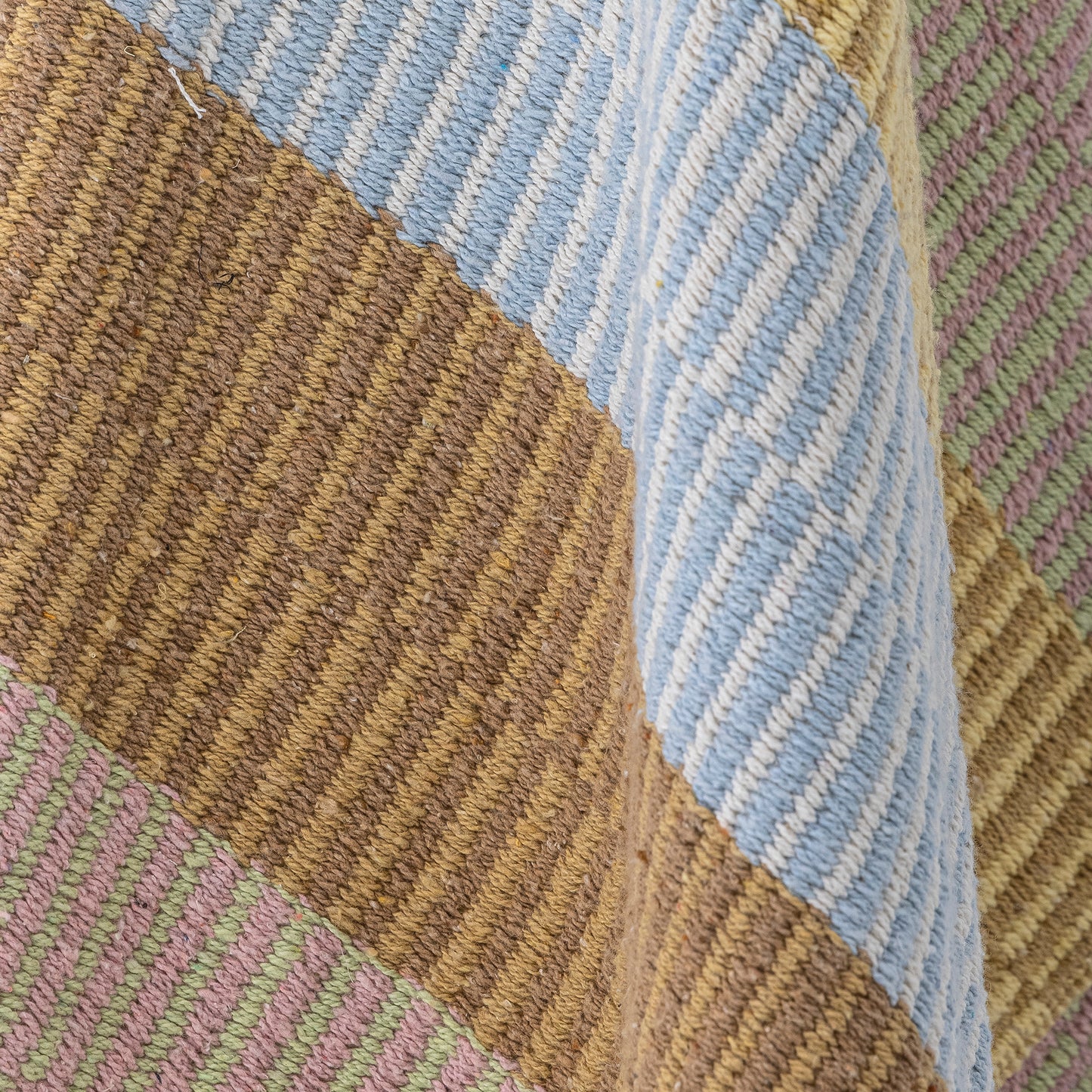 Isnel Plaid, Crème, Coton recyclé