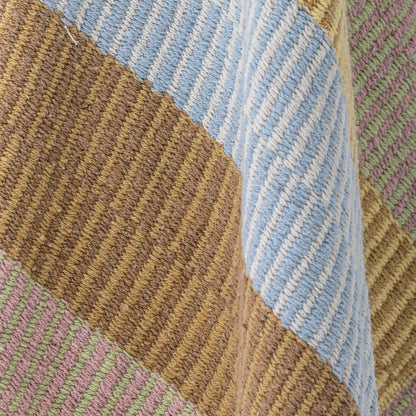 Isnel Plaid, Crème, Coton recyclé
