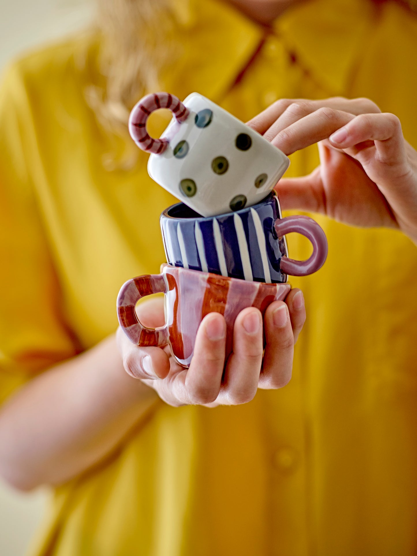 Tasse Nini - bleue rayé