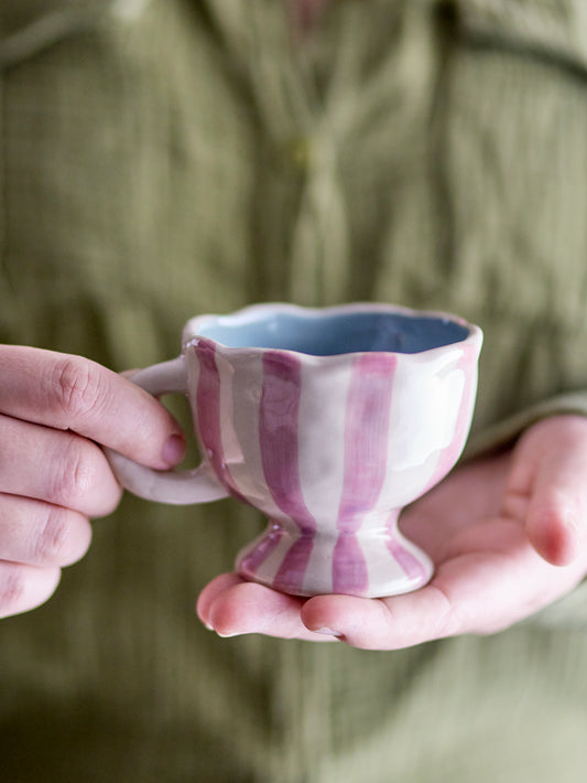 Tasse Willa, Rose, Grès