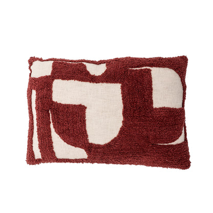 Olica Coussin, Rouge, Coton OEKO-TEX®