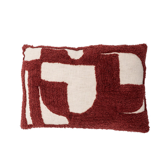 Olica Coussin, Rouge, Coton OEKO-TEX®