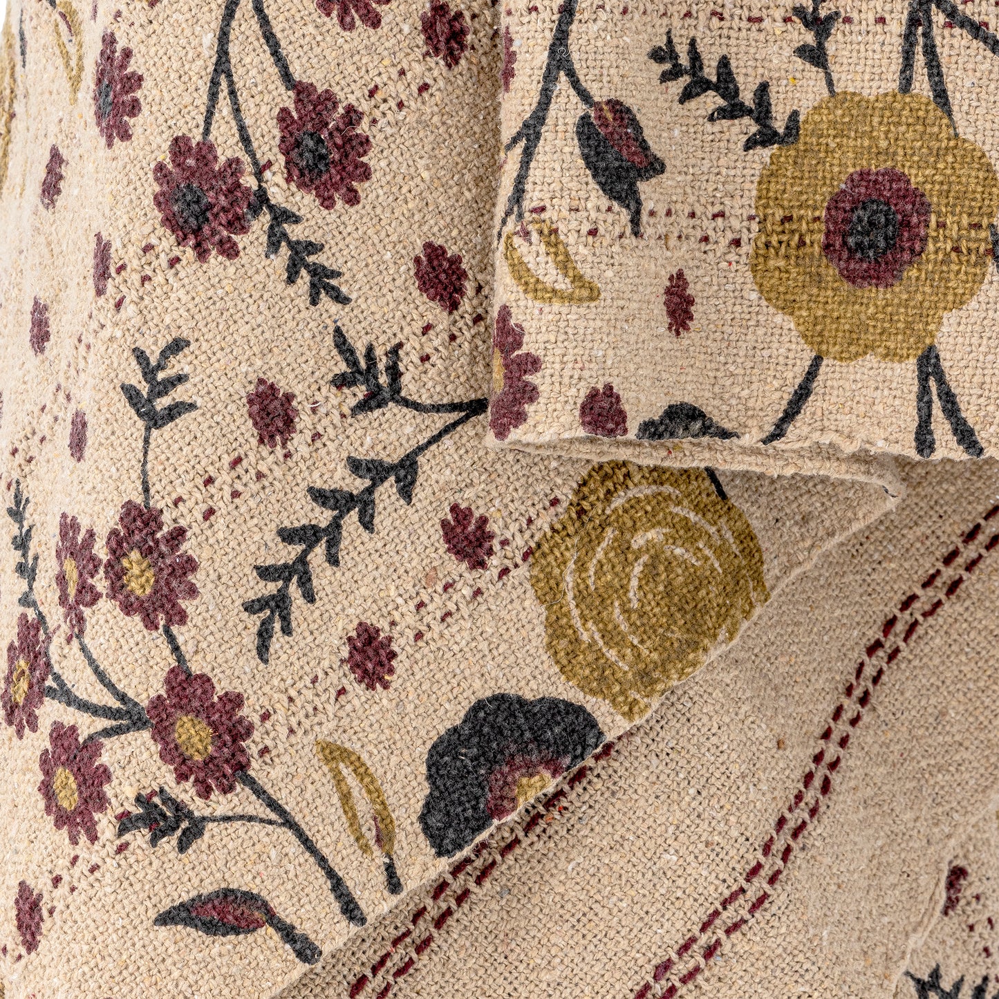 Plaid Eydis, Nature, Coton recyclé