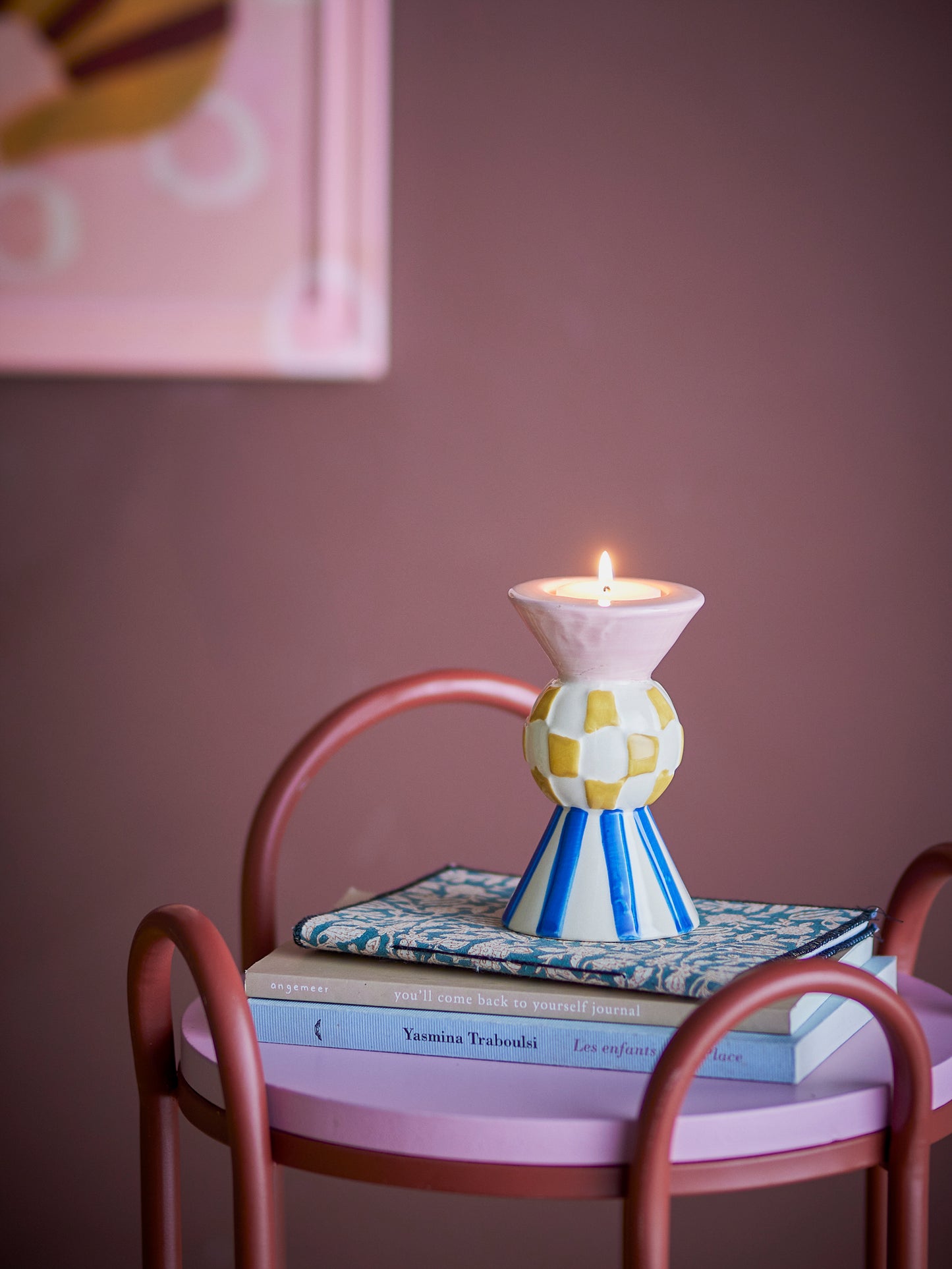 Bougeoir Bob - Grès