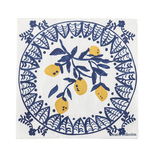 Maxima Serviette, Bleu, FSC® Mix, Papier