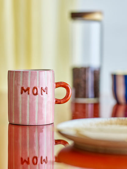 Mug Mom, Rose, Grès