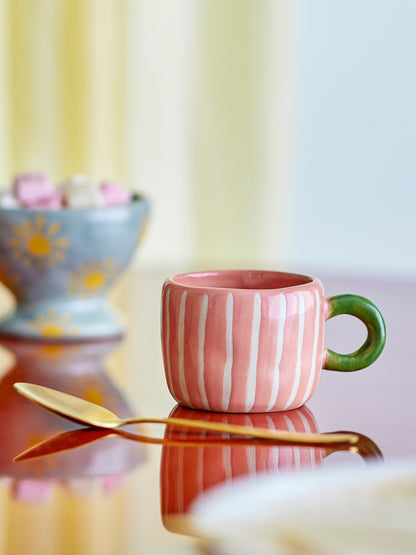 Tasse Nini - rayée rose