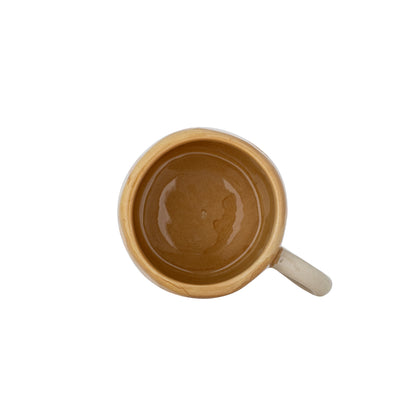 Tasse Nini - fleurs marron