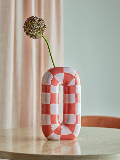 Mae Vase, Orange, Céramique