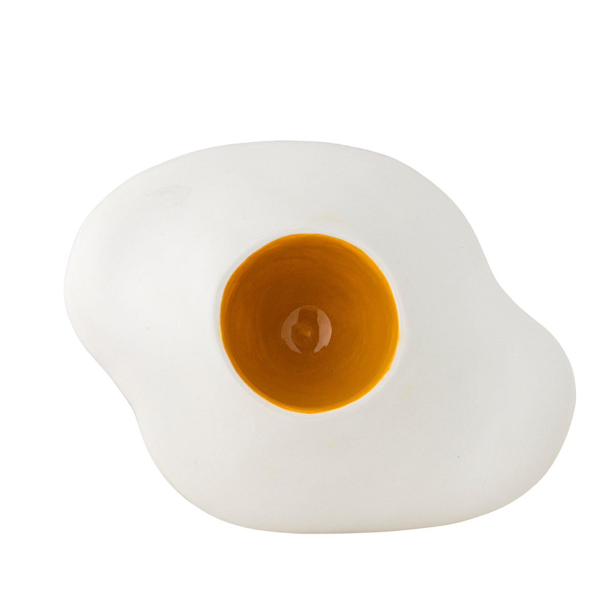 Coquetier Eggert, Blanc, Grès