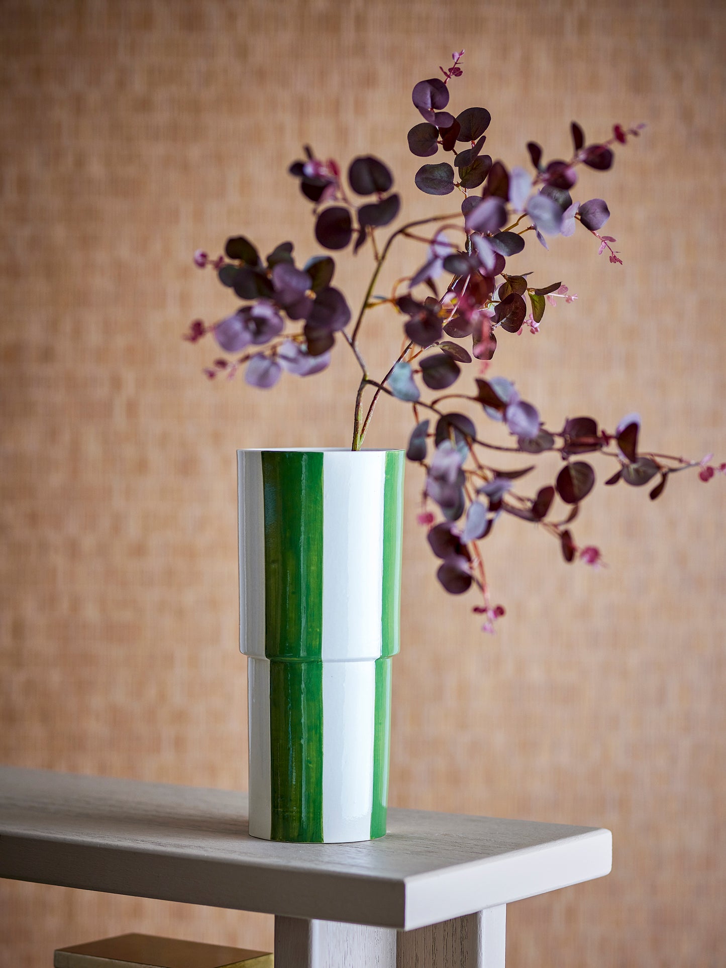 Vase Floki - Vert et Blanc - Grès