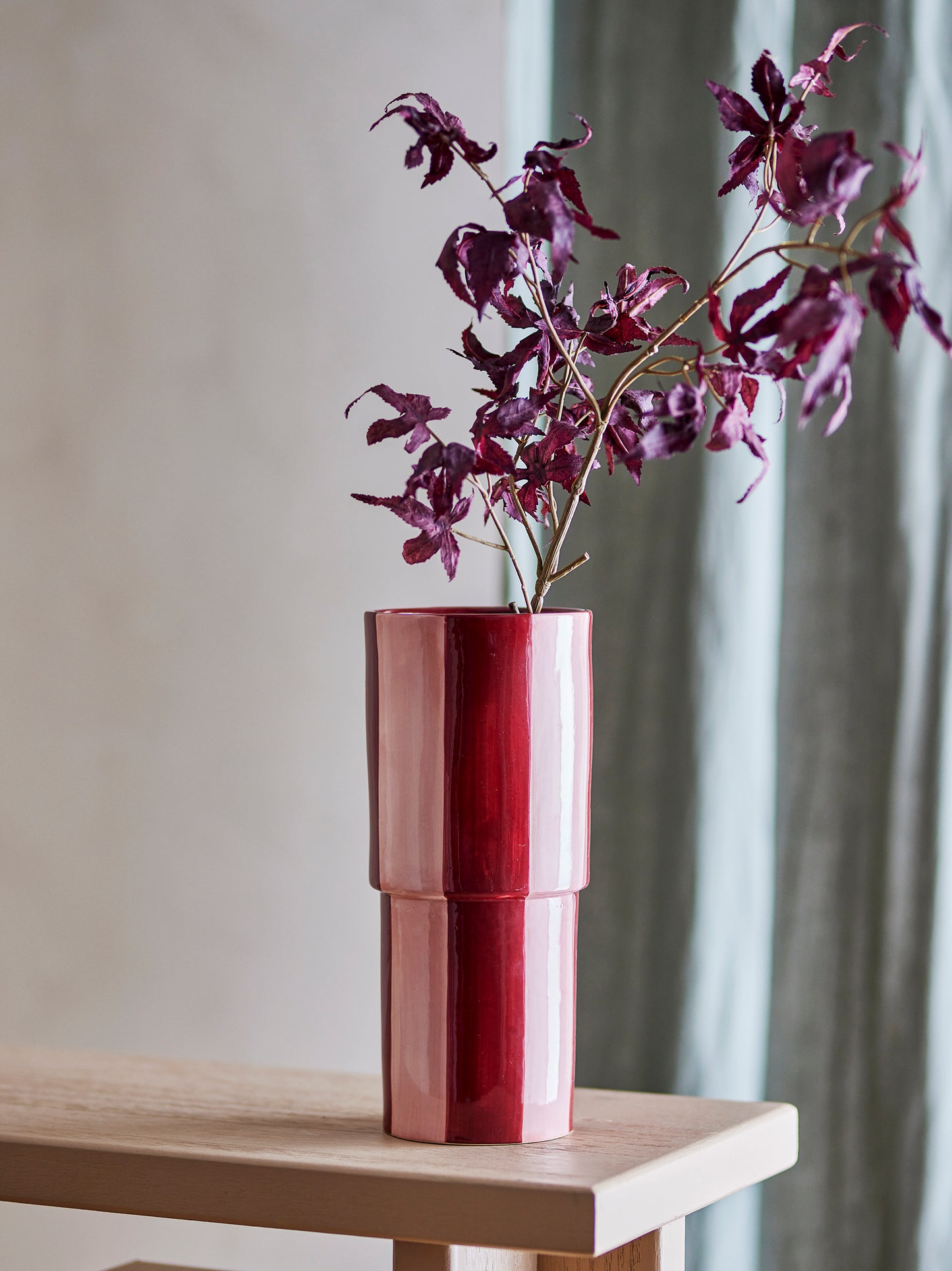 Vase Floki - Rouge et Rose - Grès