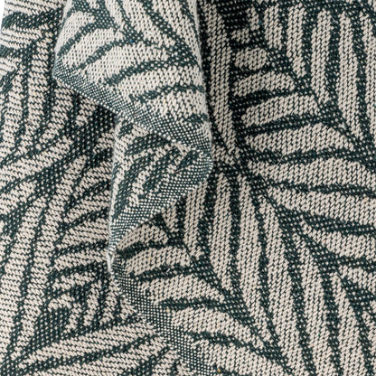 Ugento Plaid, Verte, Coton recyclé