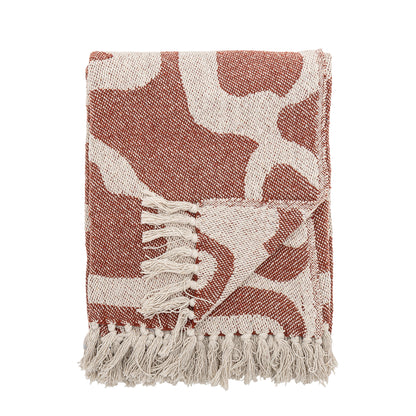 Salobre Plaid, Marron, Coton recyclé
