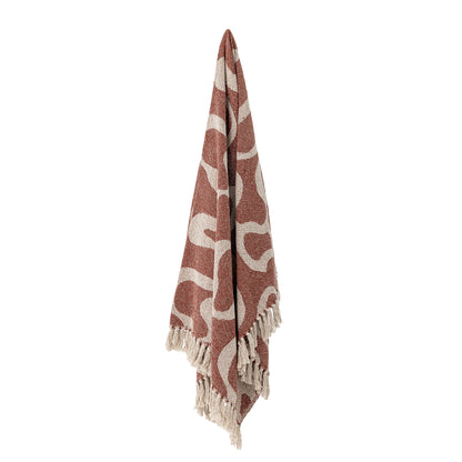 Salobre Plaid, Marron, Coton recyclé