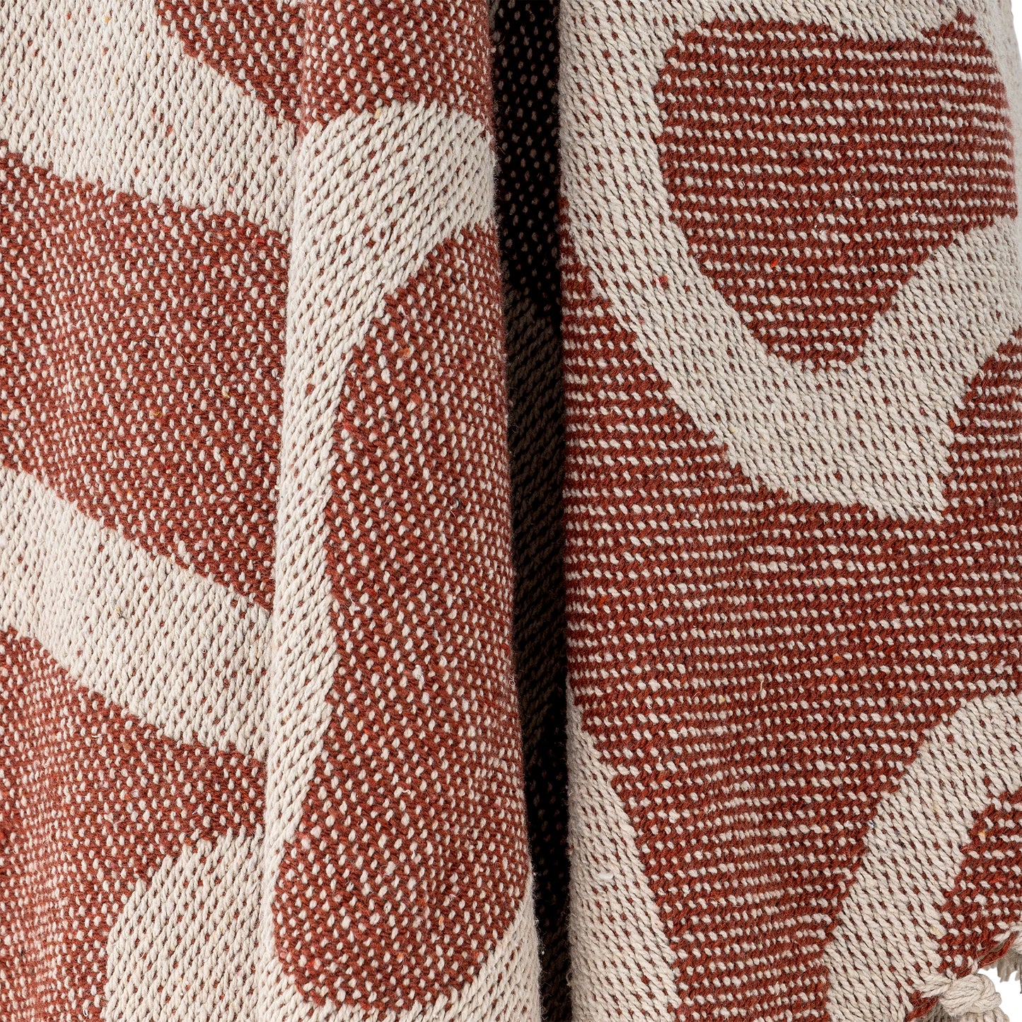Salobre Plaid, Marron, Coton recyclé