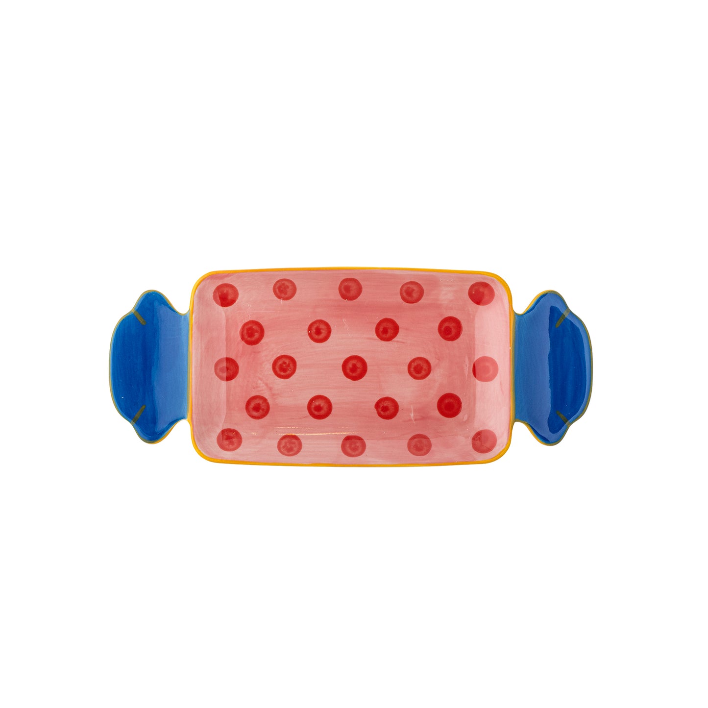 Plat Caramella, Rose, Grès