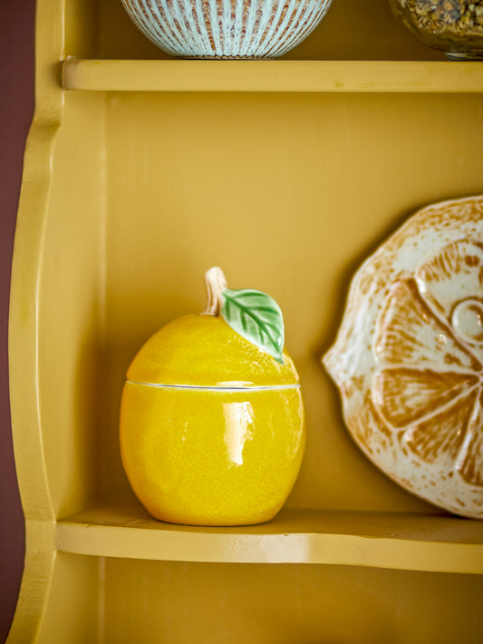 Pot citron en grès