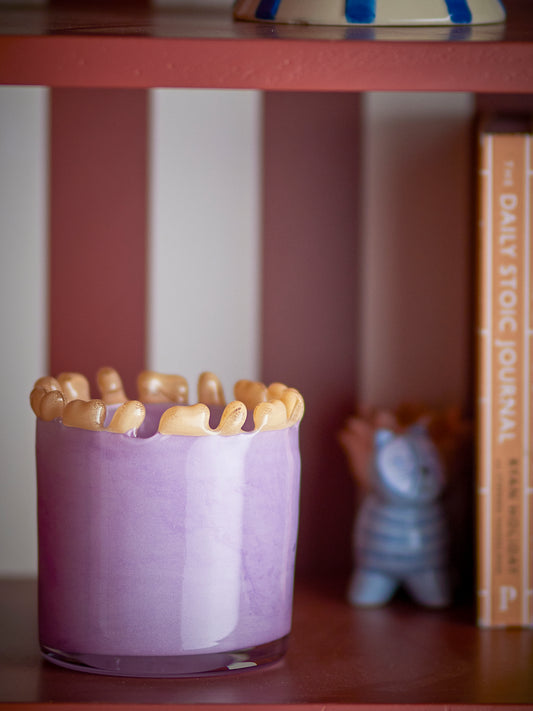 Photophore Edgar, Violet, Verre