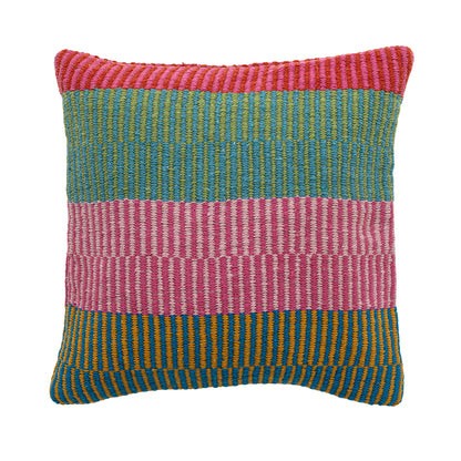 Isnel Coussin, Multicolore, Coton recyclé