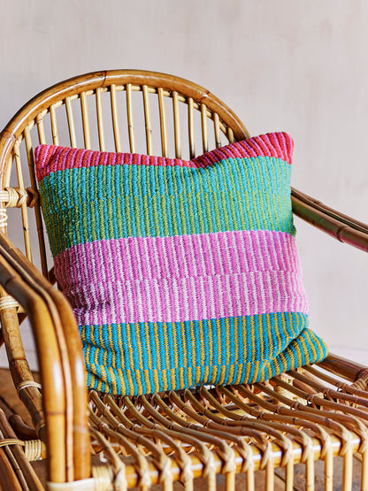 Isnel Coussin, Multicolore, Coton recyclé