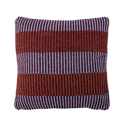Isnel Coussin, Bordeaux/Bleu, Coton recyclé