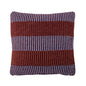 Isnel Coussin, Bordeaux/Bleu, Coton recyclé
