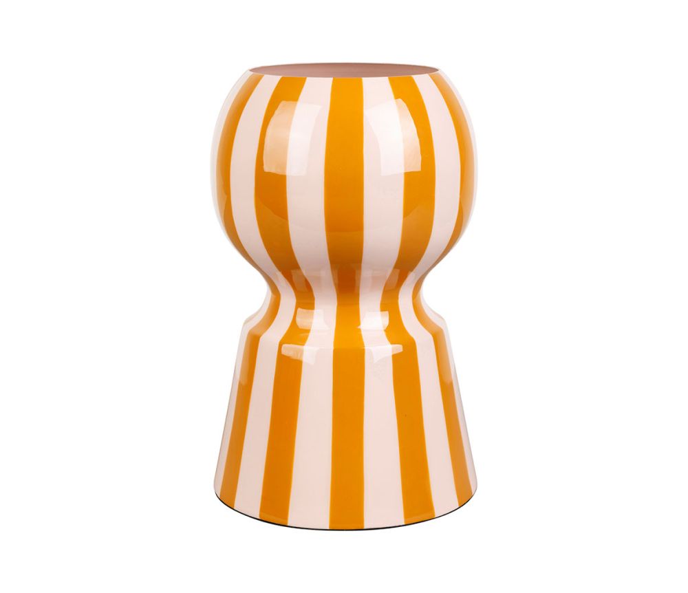 VASE ARTY FUN ROSE+ORANGE D13.5XH21CM
