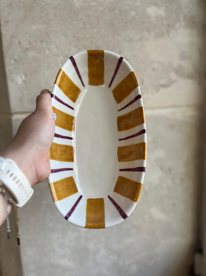 SALADIER OVAL N2 (14x25) - LINEAR - Camurza