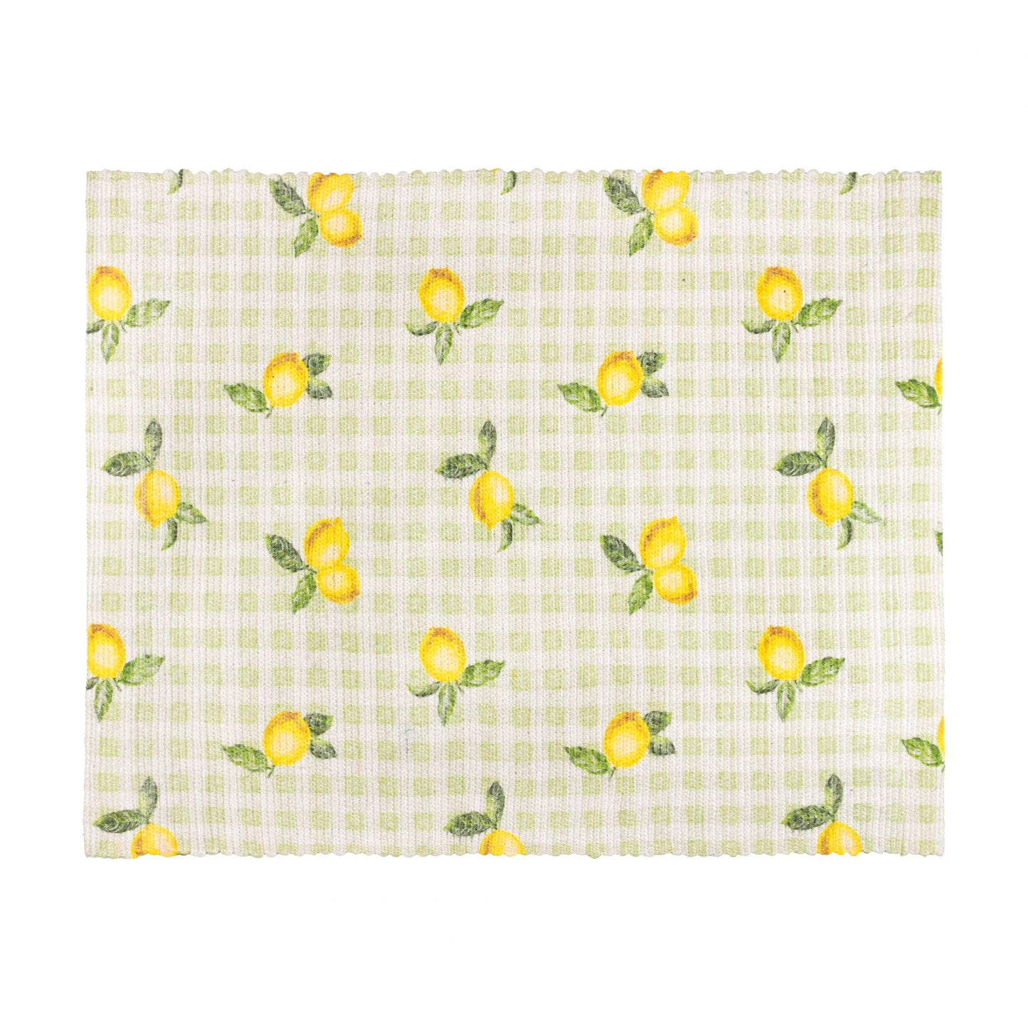 Fruits Citrons Lot de 4 Sets de Table Intérieur/Extérieur Sauge: Sauge / 36 x 46 cm