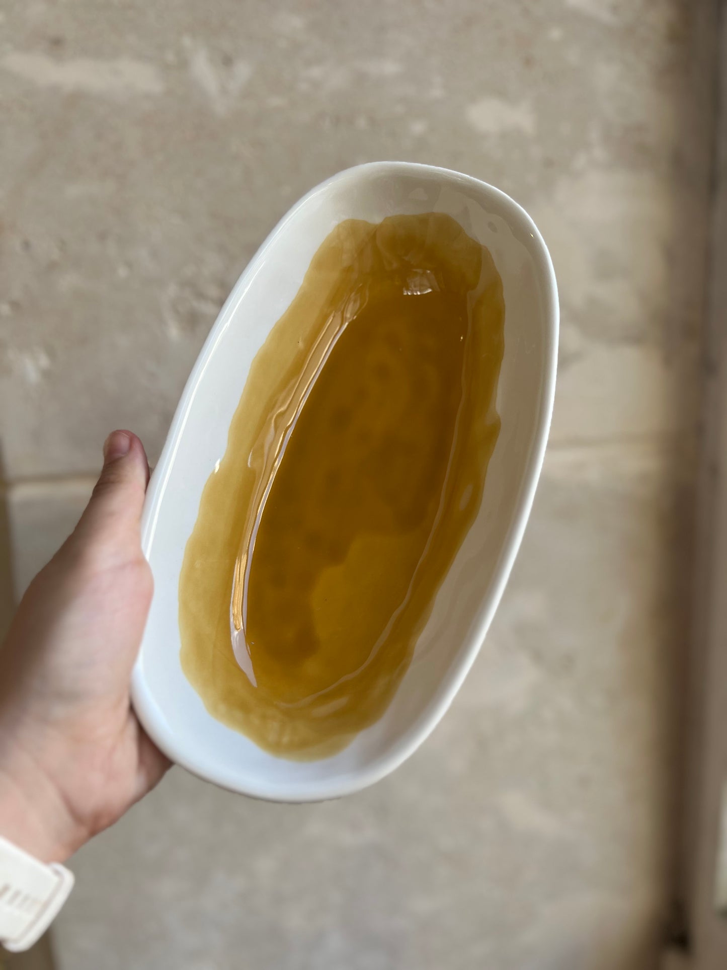 SALADIER OVAL N2 (14x25) - COLOR - Camurza / Prune