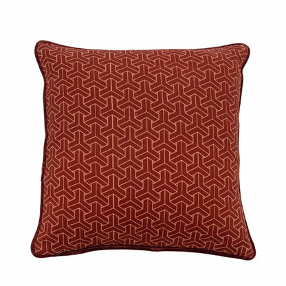 Coussin Zharai, Rouge, Coton