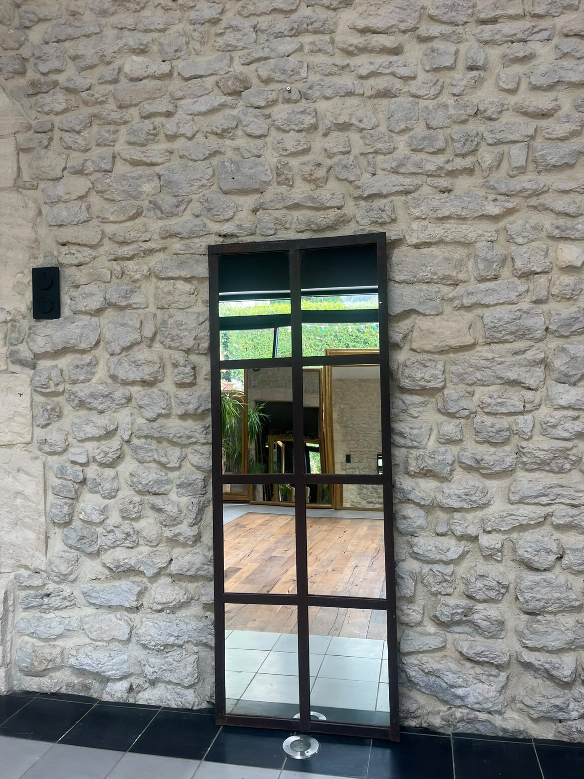 Miroir verrière vintage