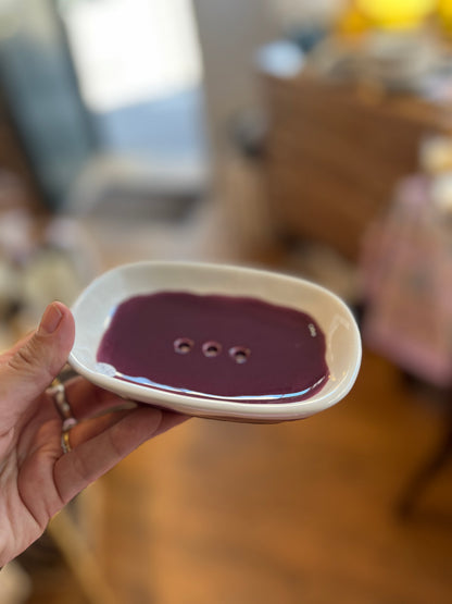 PORTE-SAVON - COLOR - Prune