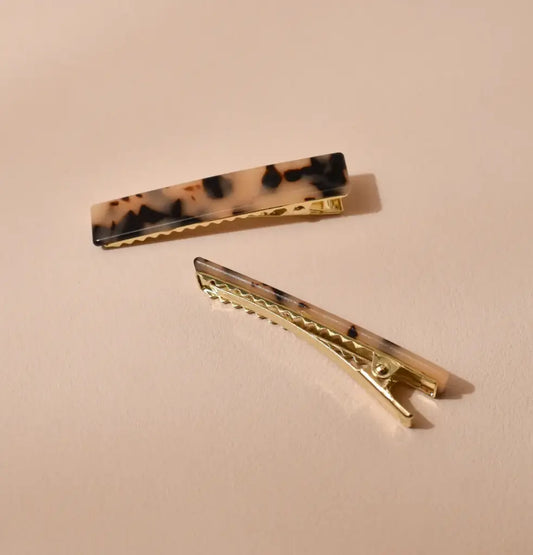 Lot de 2 pinces Ecaille