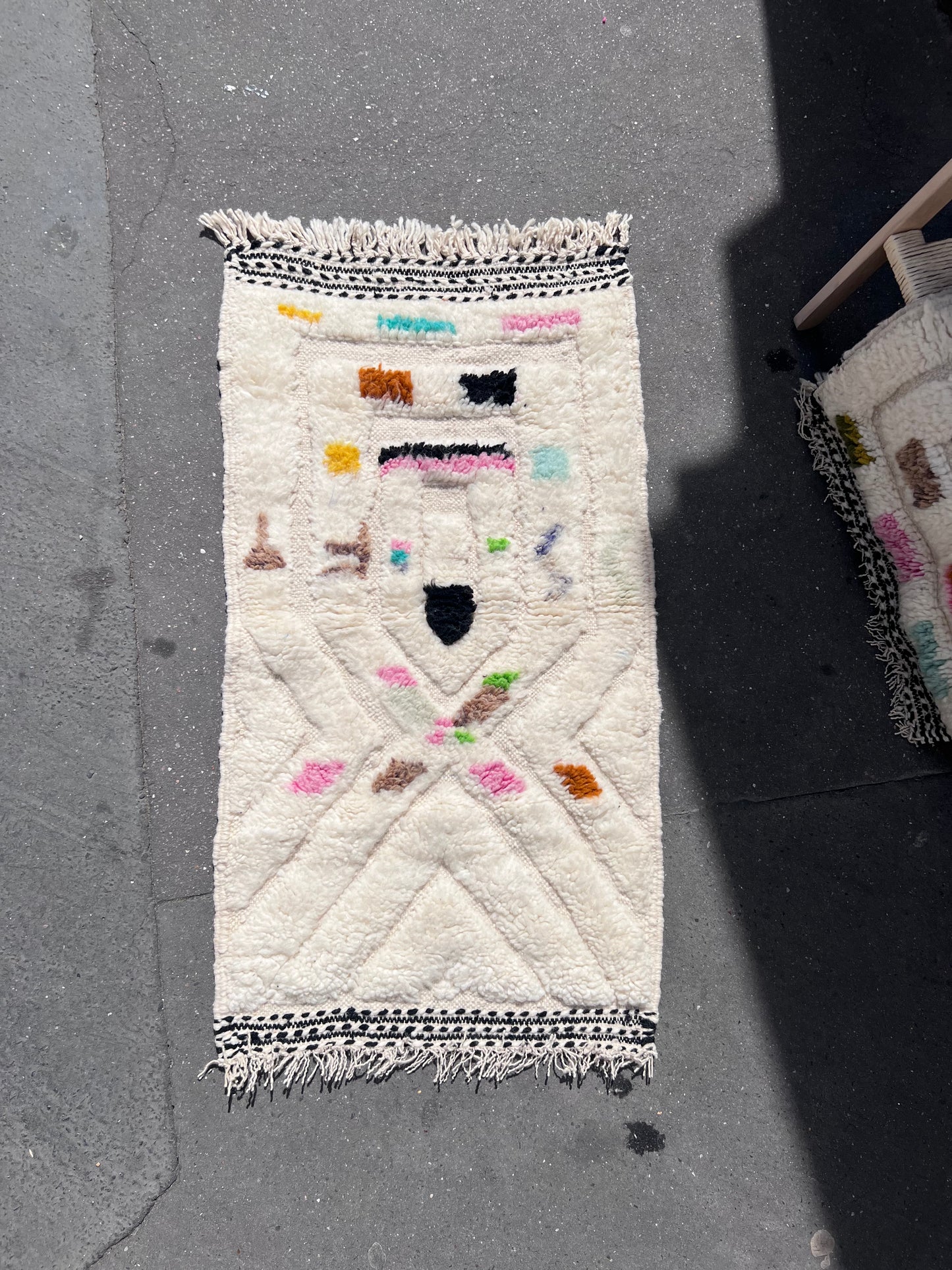 Tapis berbère 113x54cm - descente de lit
