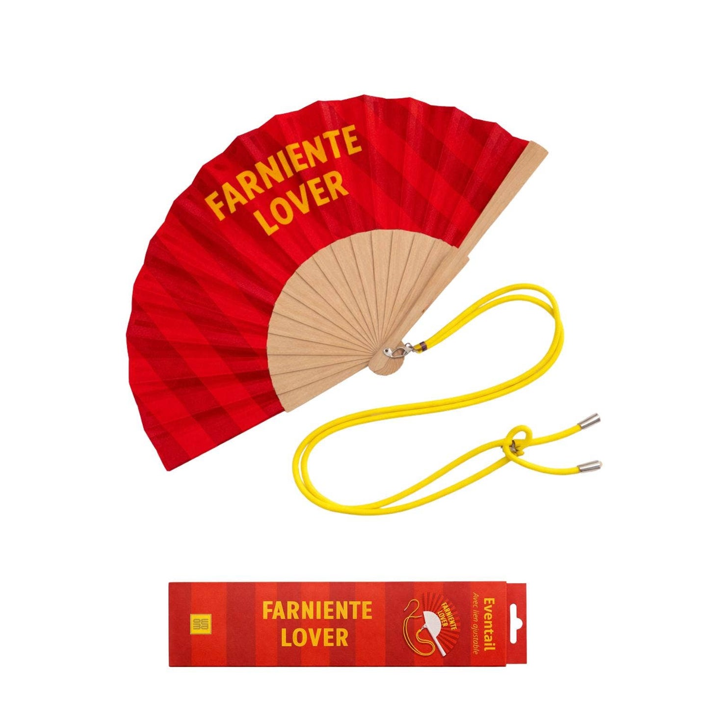Eventail avec Bandoulière et Boîte Cadeau - Farniente Lover