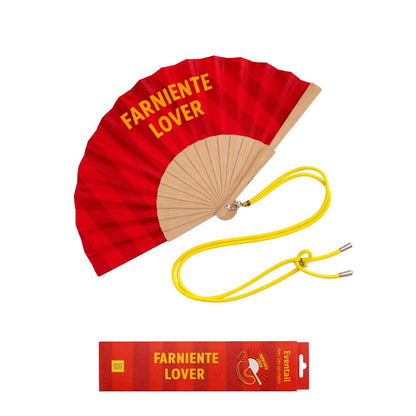 Eventail avec Bandoulière et Boîte Cadeau - Farniente Lover