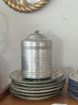 Boîte inox vintage farine