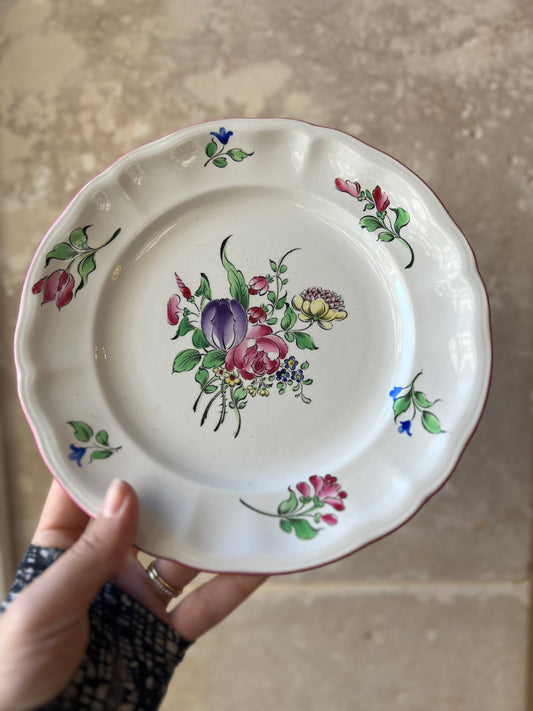 Assiette Luneville