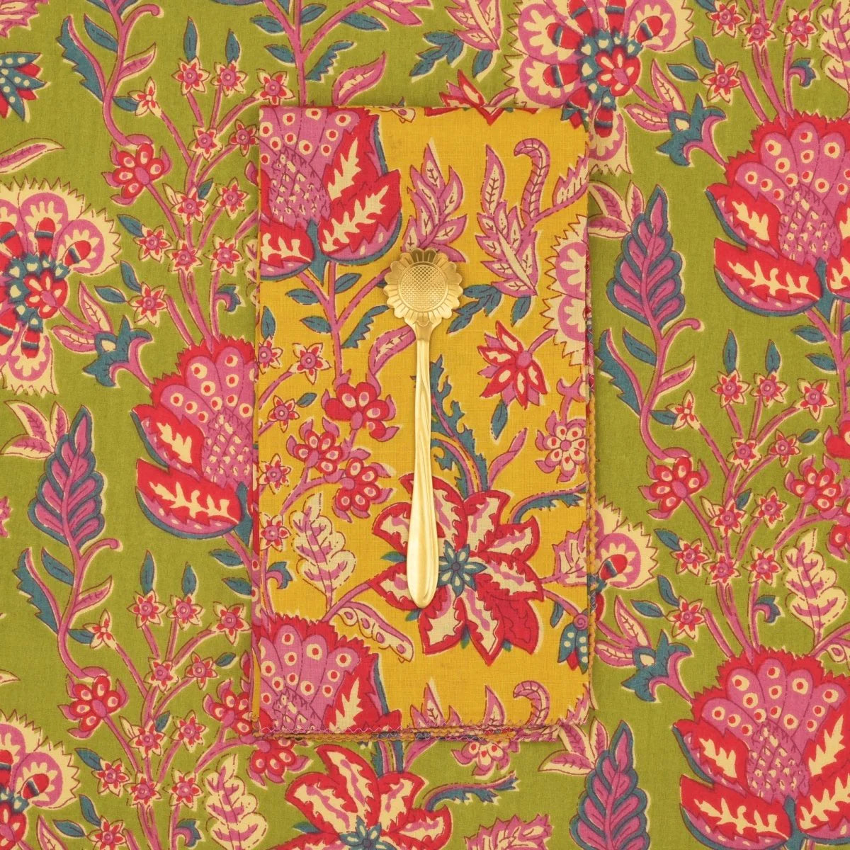 Serviettes de table x4 - Dandelion Gold