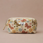 Trousse de toilette tissu jacquard XL: Beige papillon