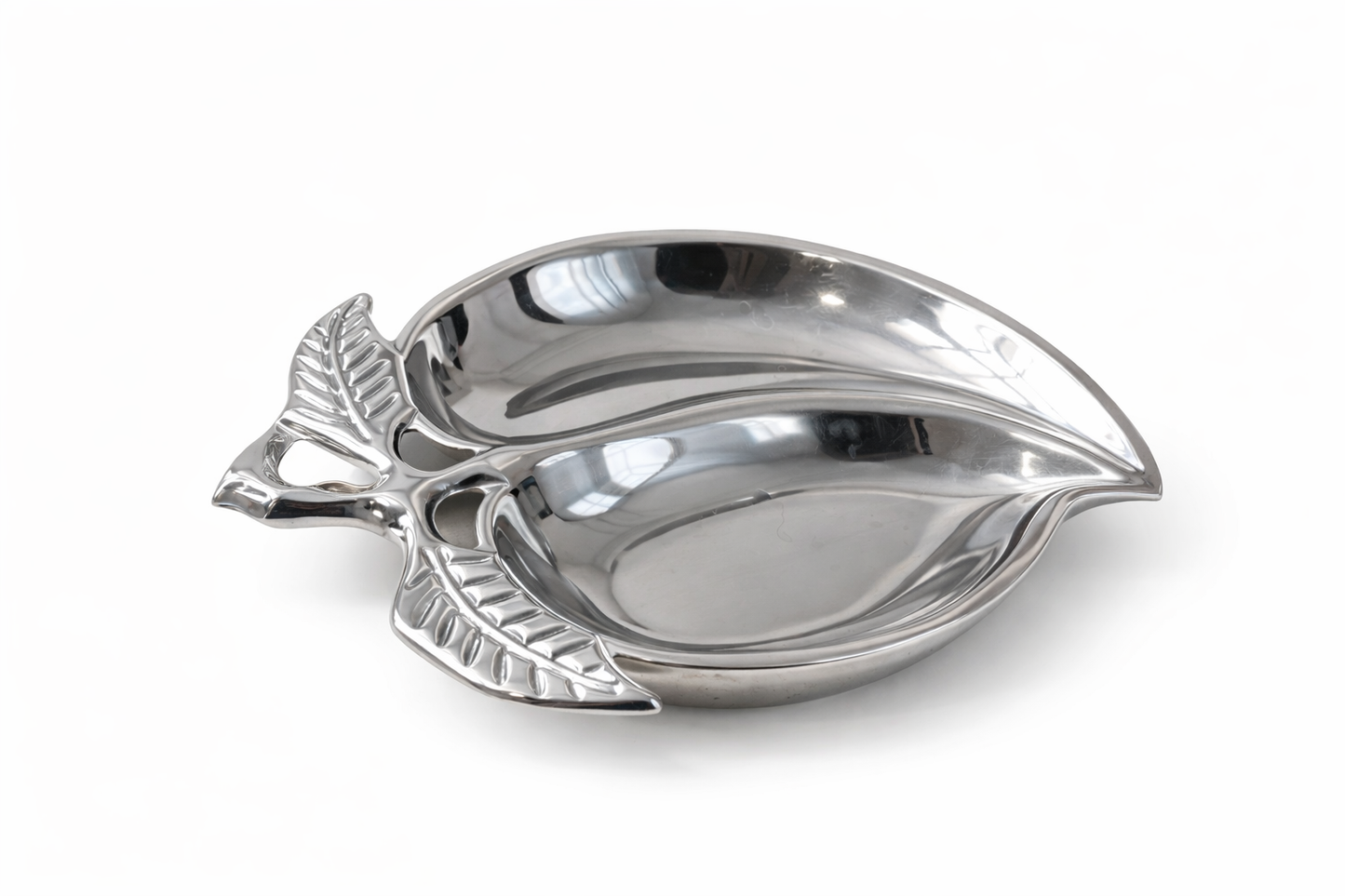 Coupelle/plat en inox flexible vintage