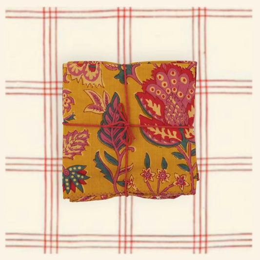 Serviettes de table x4 - Dandelion Gold