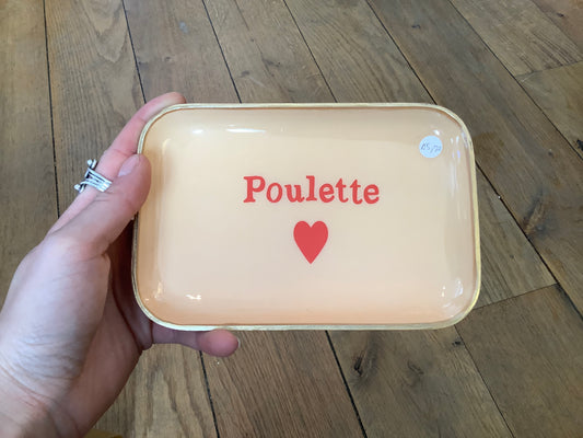 Petit plateau Poulette