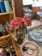 Bouquets de 5 roses en tissus