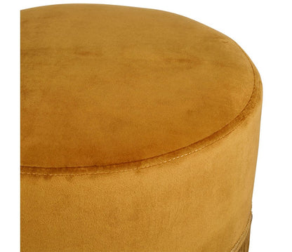 TABOURET TAMESIS MOUTARDE D40XH44CM