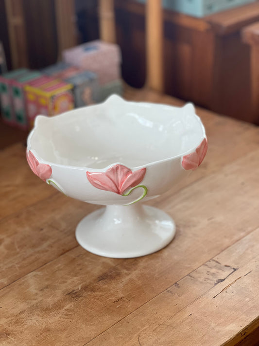 Coupe fruits barbotine vintage