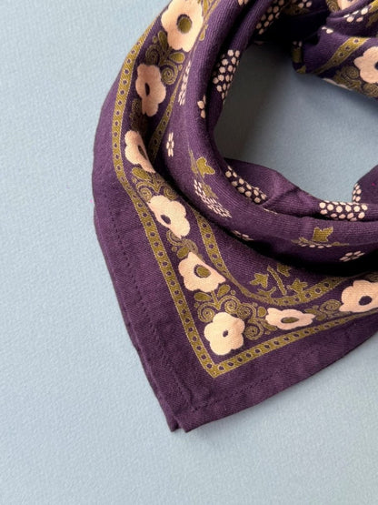 PETIT FOULARD ANASTASE MYRTILLE - Byzantine